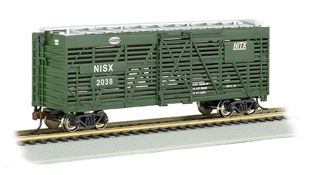 HO Bachmann New York Central #2038 - 40' Stock Car 18517