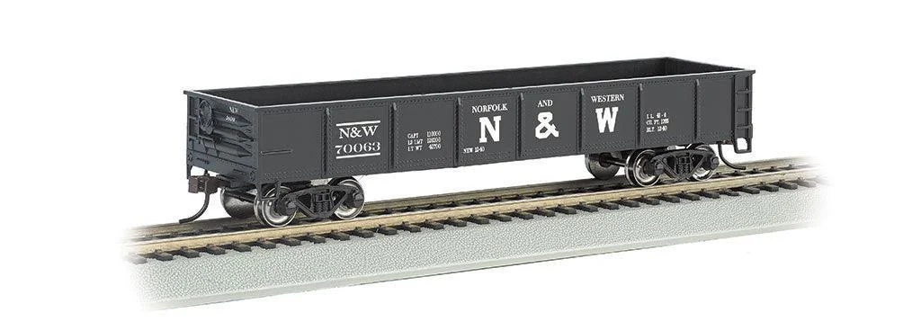 HO Bachmann Norfolk & Western #70063 - 40' Gondola 17207