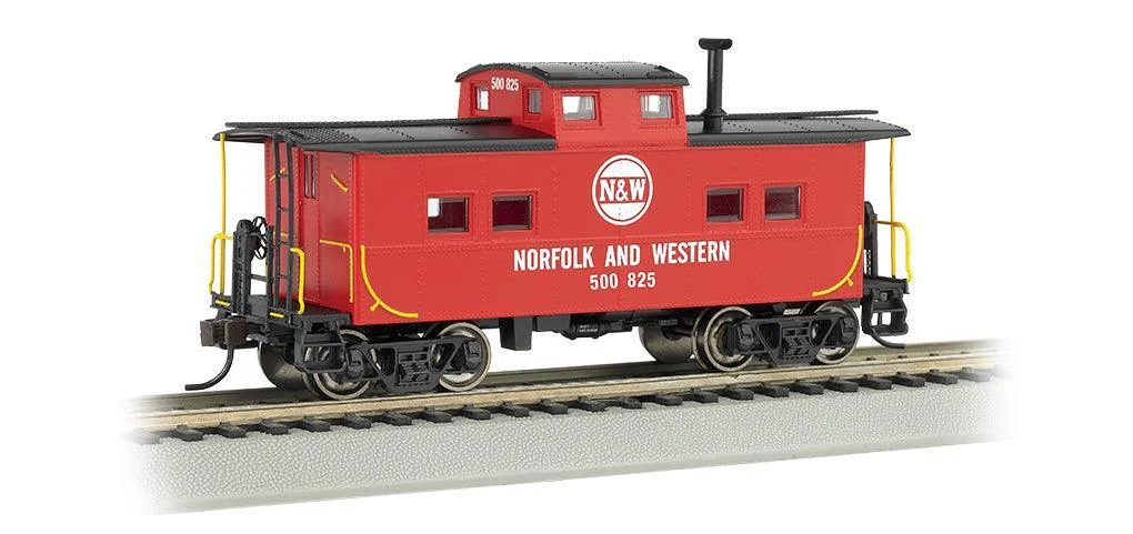 HO Bachmann Norfolk & Western - Red #500825 - Northeast Steel Caboose 16817