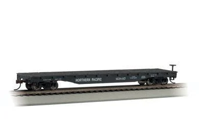 HO Bachmann Northern Pacific - 52' Flat Car 17333