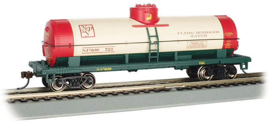 HO Bachmann NP&S #721 - 40' Single-Dome Tank Car 17801