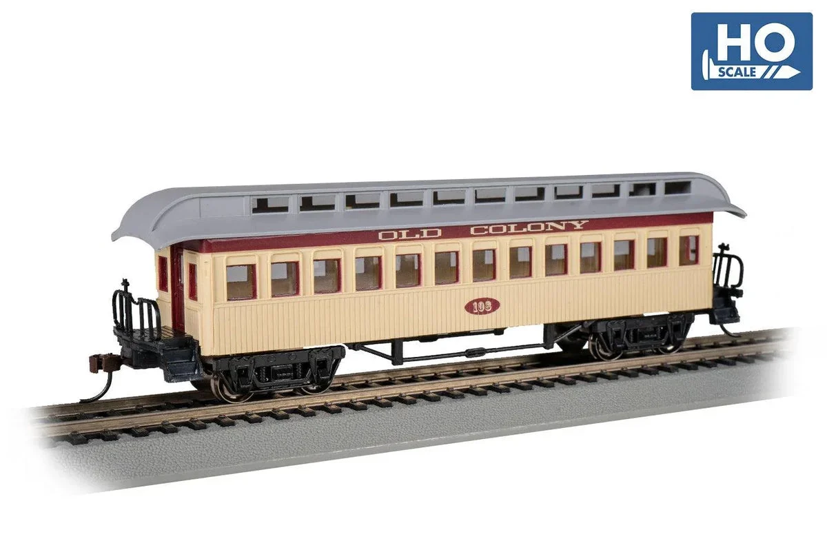 HO Bachmann Old Colony Railroad #108 - Coach (1860-80 Era) 15106