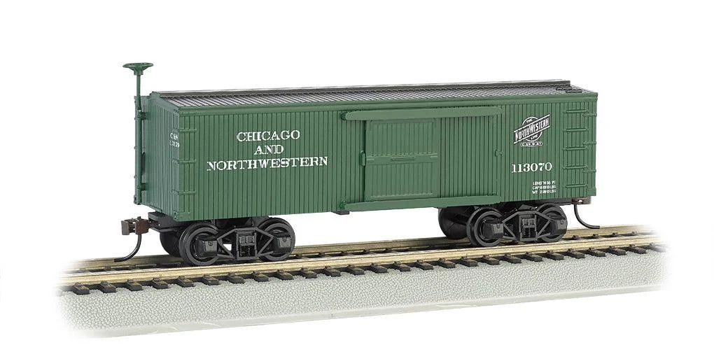 HO Bachmann Old Time Boxcar - Chicago & North Western 72306