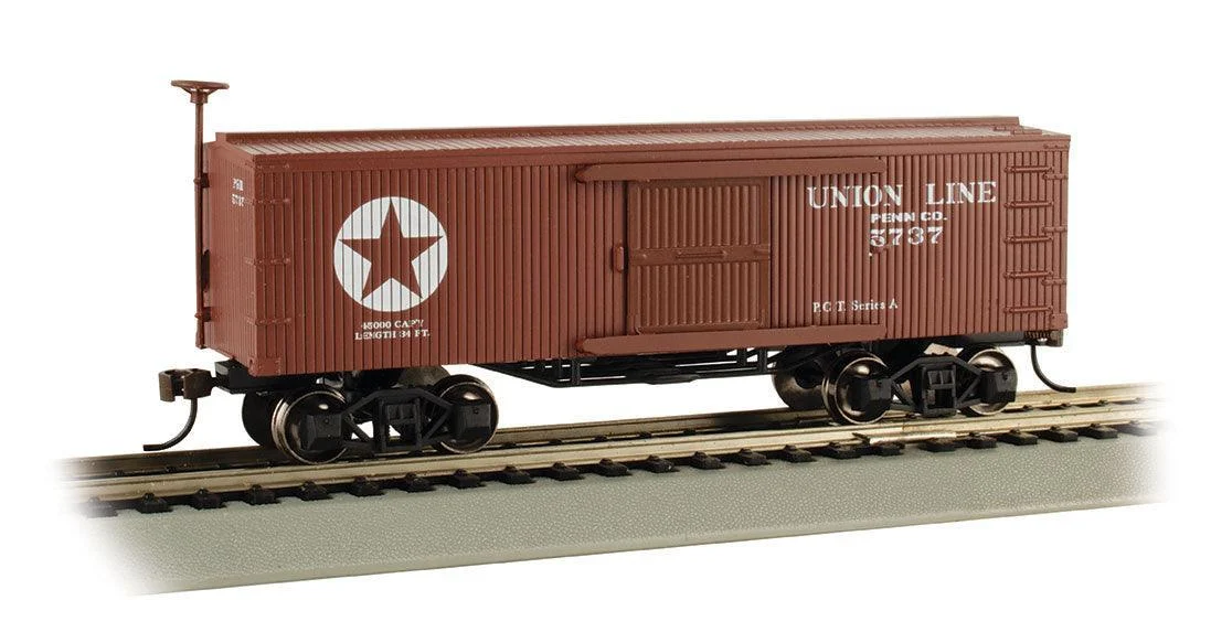HO Bachmann Old Time Boxcar - Union Line 72310