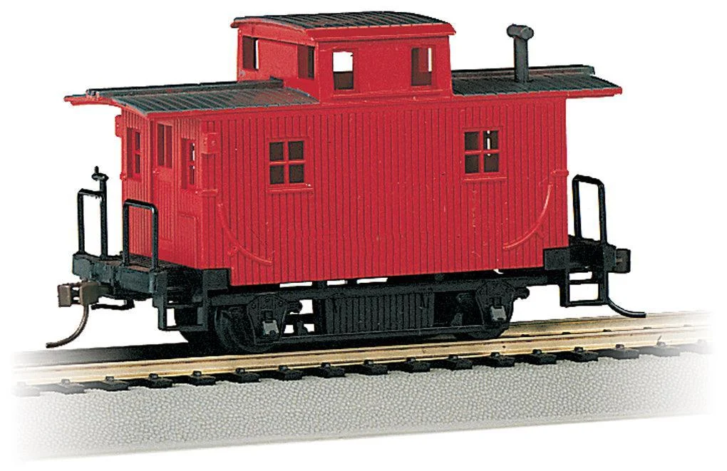 HO Bachmann Painted Unlettered - Old Time Bobber Caboose 18449
