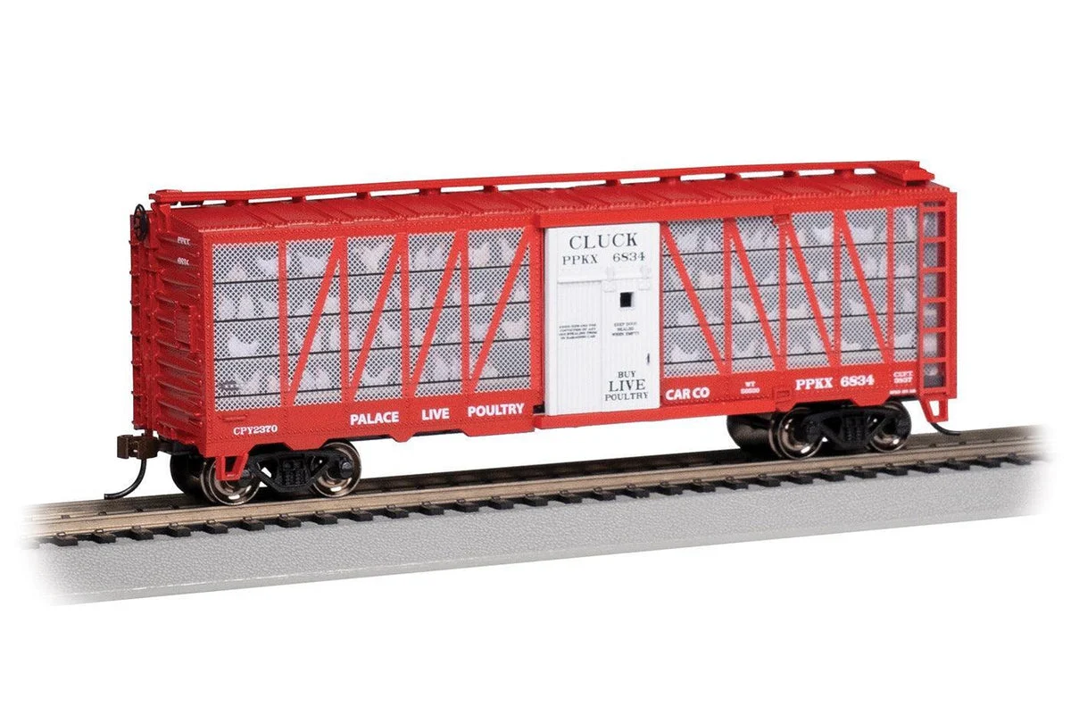 HO Bachmann Palace Live Poultry Co. #6834 (Cluck with Chickens) 15907 - Bachmann Trains