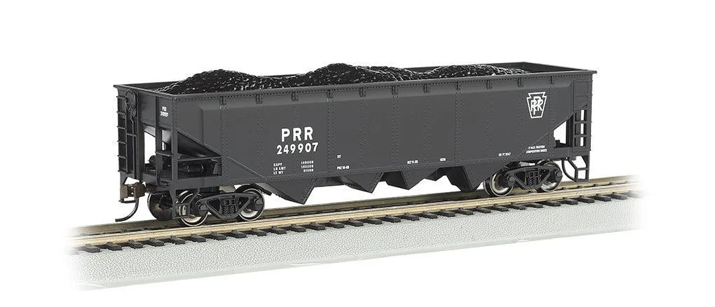 HO Bachmann Pennsylvania #249907 - Black - 40' Quad Hopper 17603