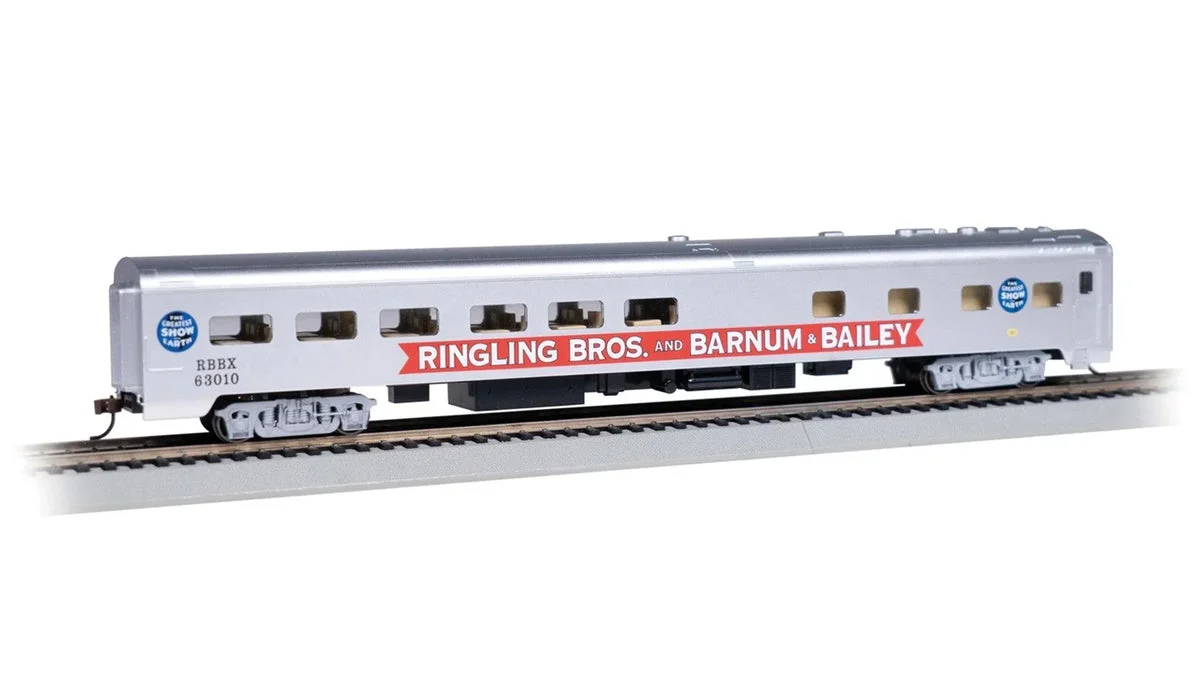 HO Bachmann "Pie" Car- Blue Unit #63010 - Ringling Bros. and Barnum & Bailey 14808