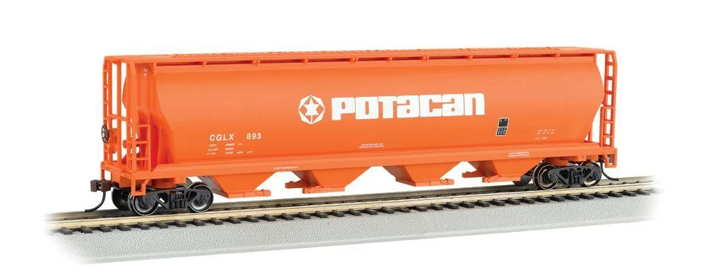 HO Bachmann Potacan - 4 Bay Cylindrical Grain Hopper 19141