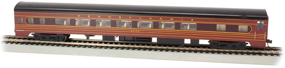 HO Bachmann PRR #4263 - Fleet of Modernism - 85' Smooth Side Coach w/Lighted Interior 14213
