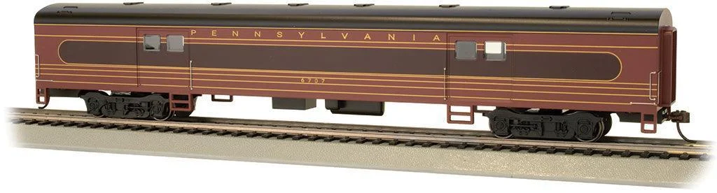 HO Bachmann PRR #6707 - Fleet of Modernism - 72' Smooth Side Baggage Car 14406