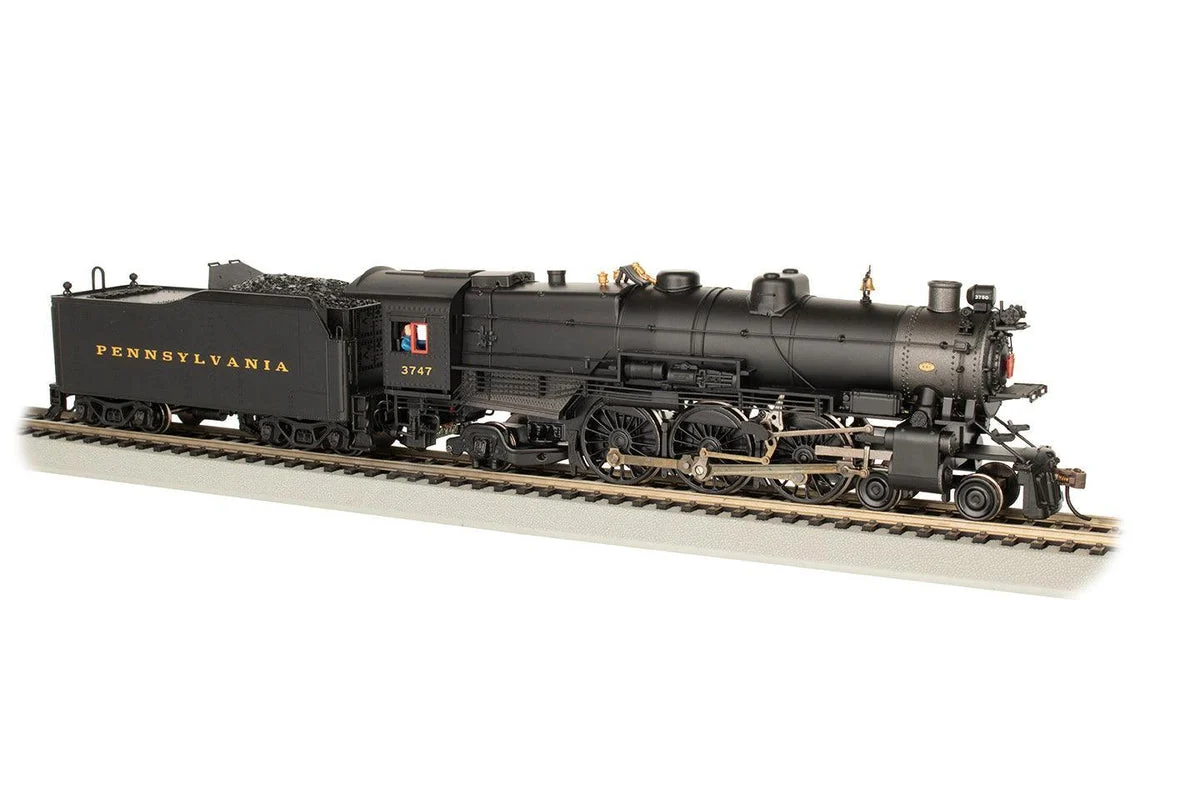 HO Bachmann PRR K4 4-6-2 Pacific #3747 (Post-war Modern Pilot) 84408