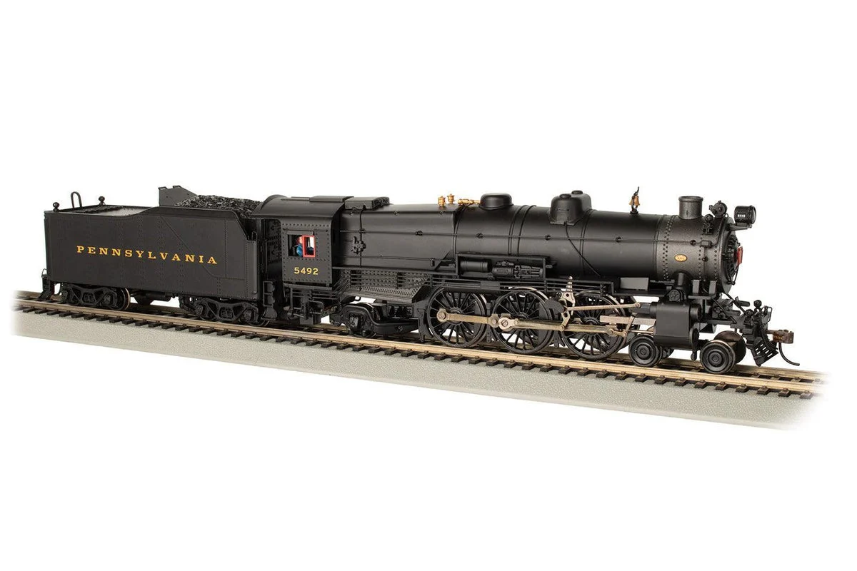 HO Bachmann PRR K4 4-6-2 Pacific #5492 (Pre-War Slat Pilot) 84406