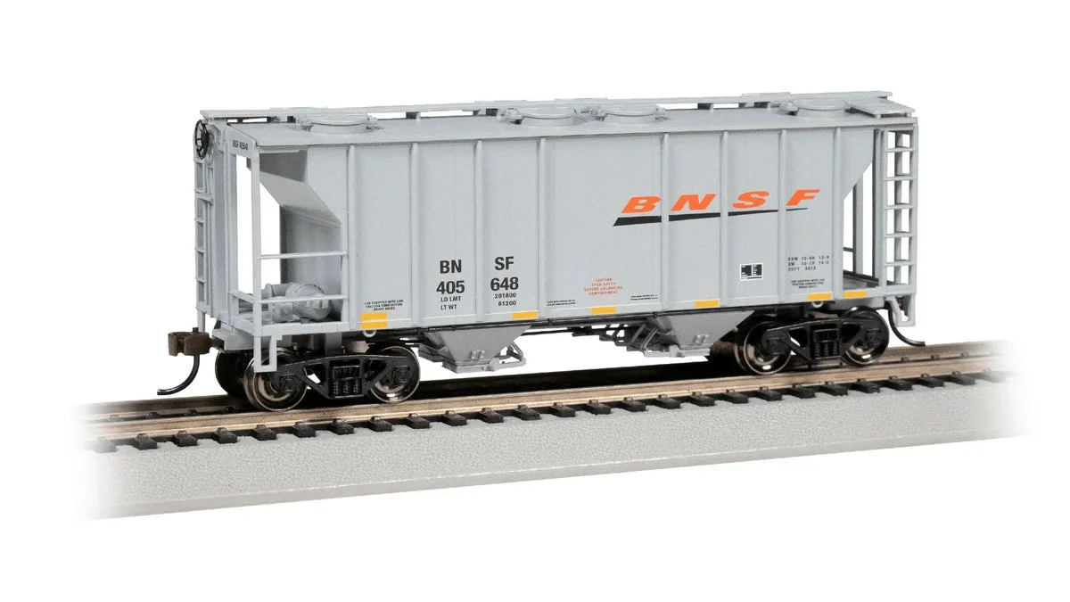HO Bachmann PS-2 Two-Bay Covered Hopper - BNSF #405648 - 73506