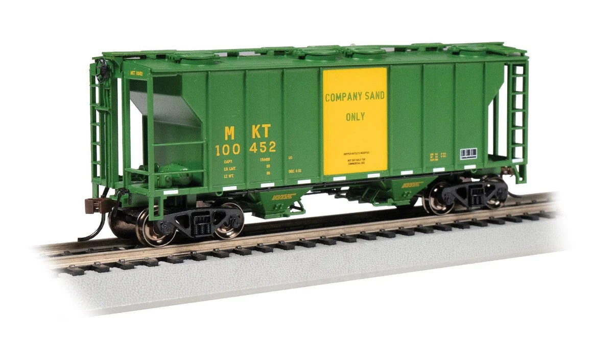 HO Bachmann PS-2 Two-Bay Covered Hopper - MKT #100452 - 73508