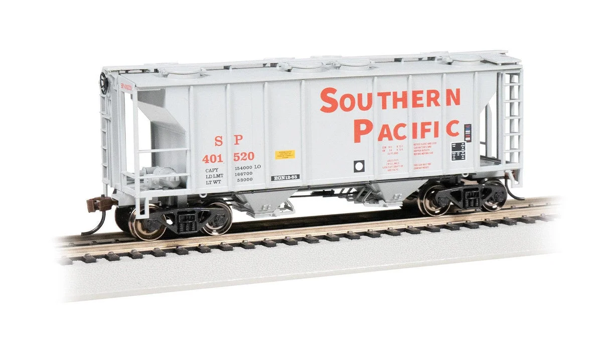 HO Bachmann PS-2 Two-Bay Covered Hopper - Southern Pacific #401520 - 73509