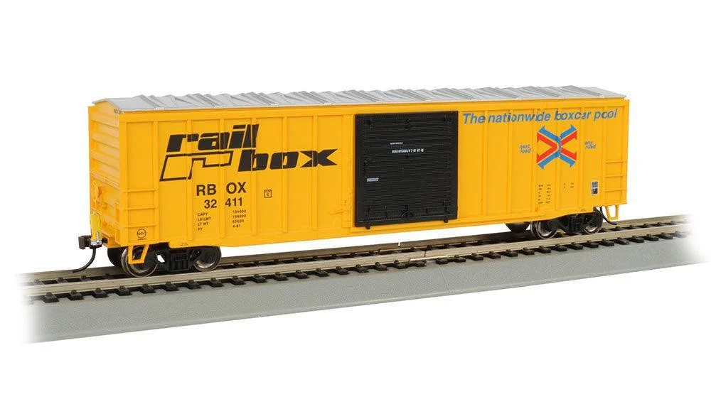 HO Bachmann Railbox - 50' Outside Braced Boxcar w/Fred 14901