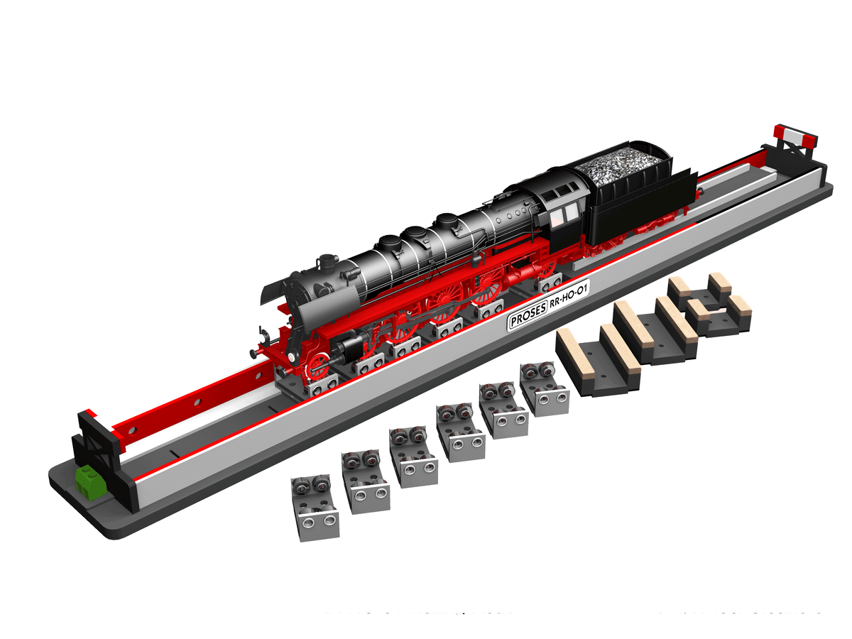 HO Bachmann Rolling Road with Rollers and Wheel Cleaners 39024 - Bachmann Trains