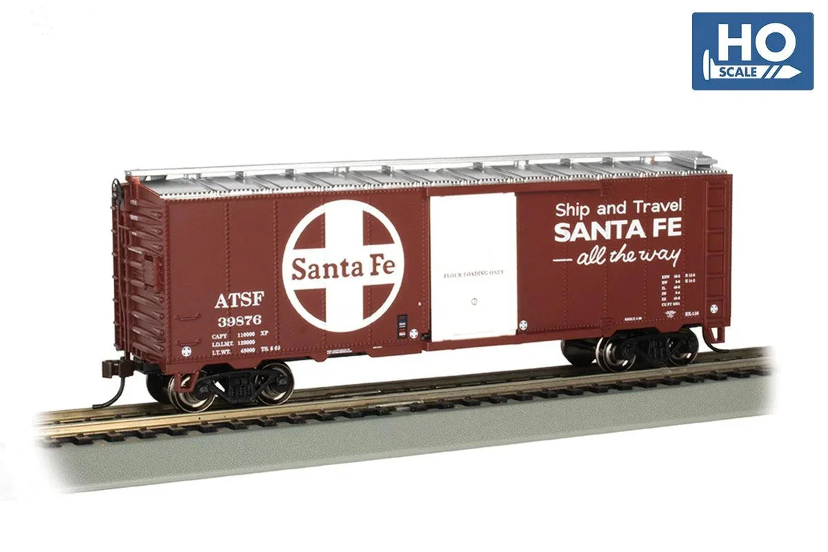 HO Bachmann Santa Fe #139876 Flour Only - 40' Boxcar 16012