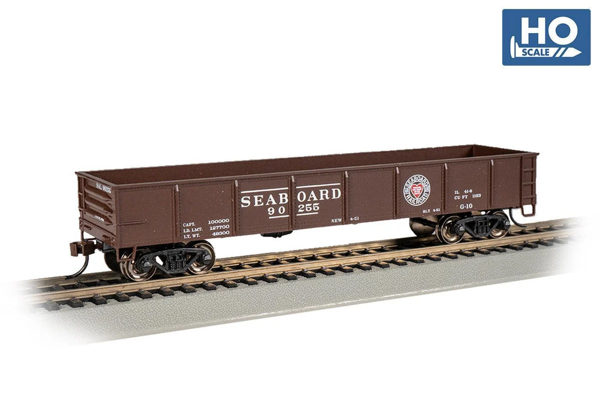 HO Bachmann Seaboard #90255 40' Gondola 17222 - Bachmann Trains
