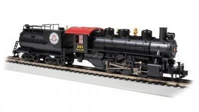HO Bachmann Seaboard USRA 0-6-0 w/Smoke & Vanderbilt Tender #221 - 50716