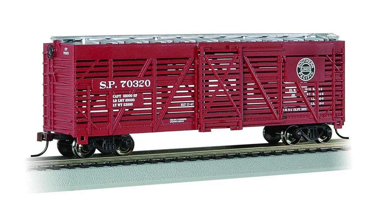 HO Bachmann Southern Pacific #70320 - 40' Stock Car 18518