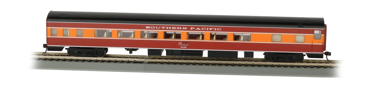 HO Bachmann Southern Pacific Daylight - 85' Smooth Side Coach w/Lighted Interior 14207