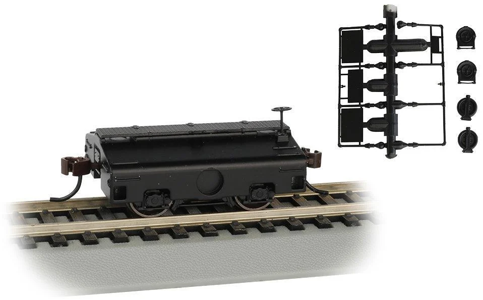 HO Bachmann Test Weight Car - Painted, Unlettered (Black) 74405