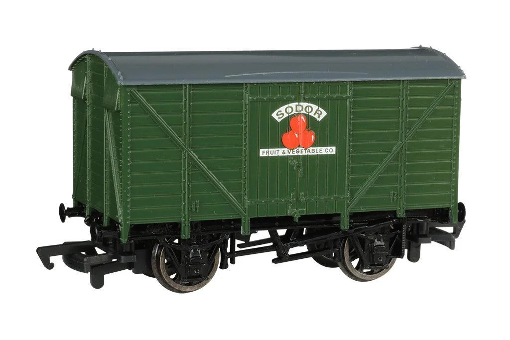 HO Bachmann Thomas & Friends Ventilated Van - Sodor Fruit & Vegetable Co. 77012