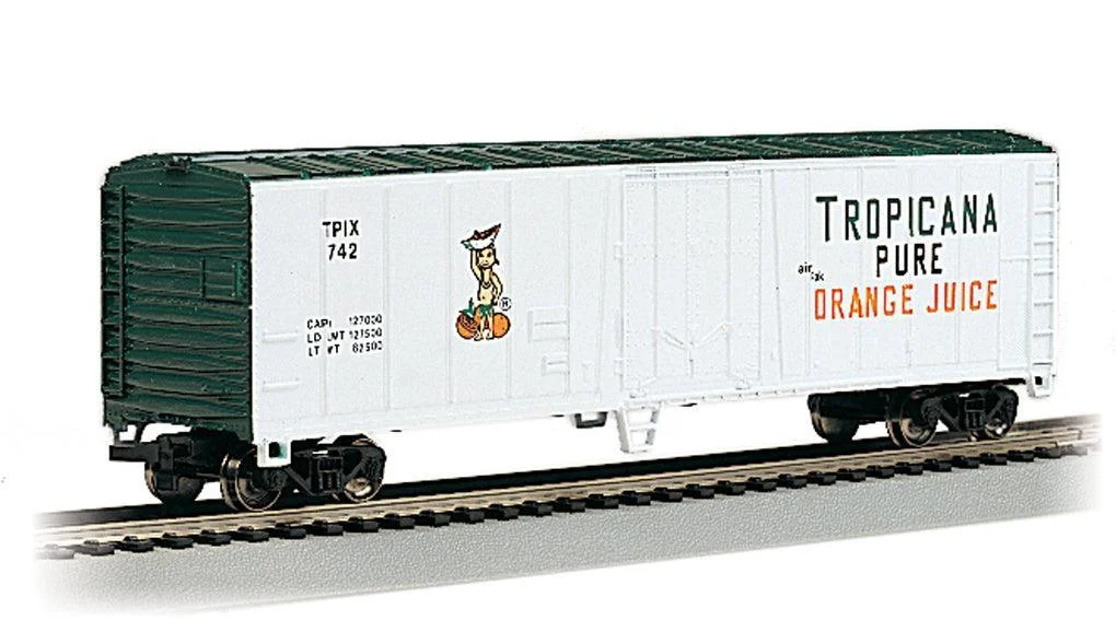 HO Bachmann Tropicana - White & Green - 50' Steel Reefer 17947