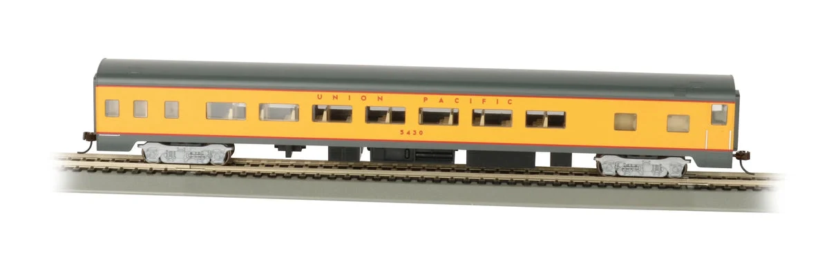 HO Bachmann Union Pacific - 85' Smooth Side Coach w/Lighted Interior 14204