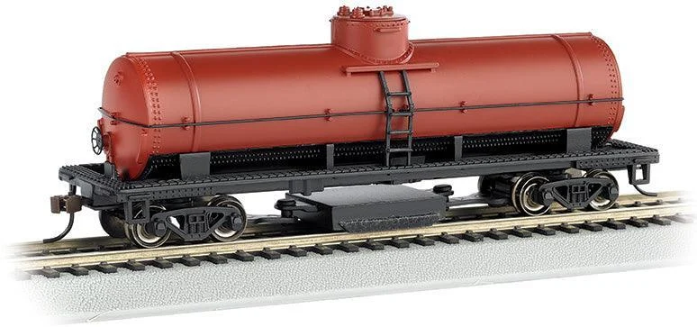 HO Bachmann Unlettered Oxide Red - Track Cleaning Tank Car 16303
