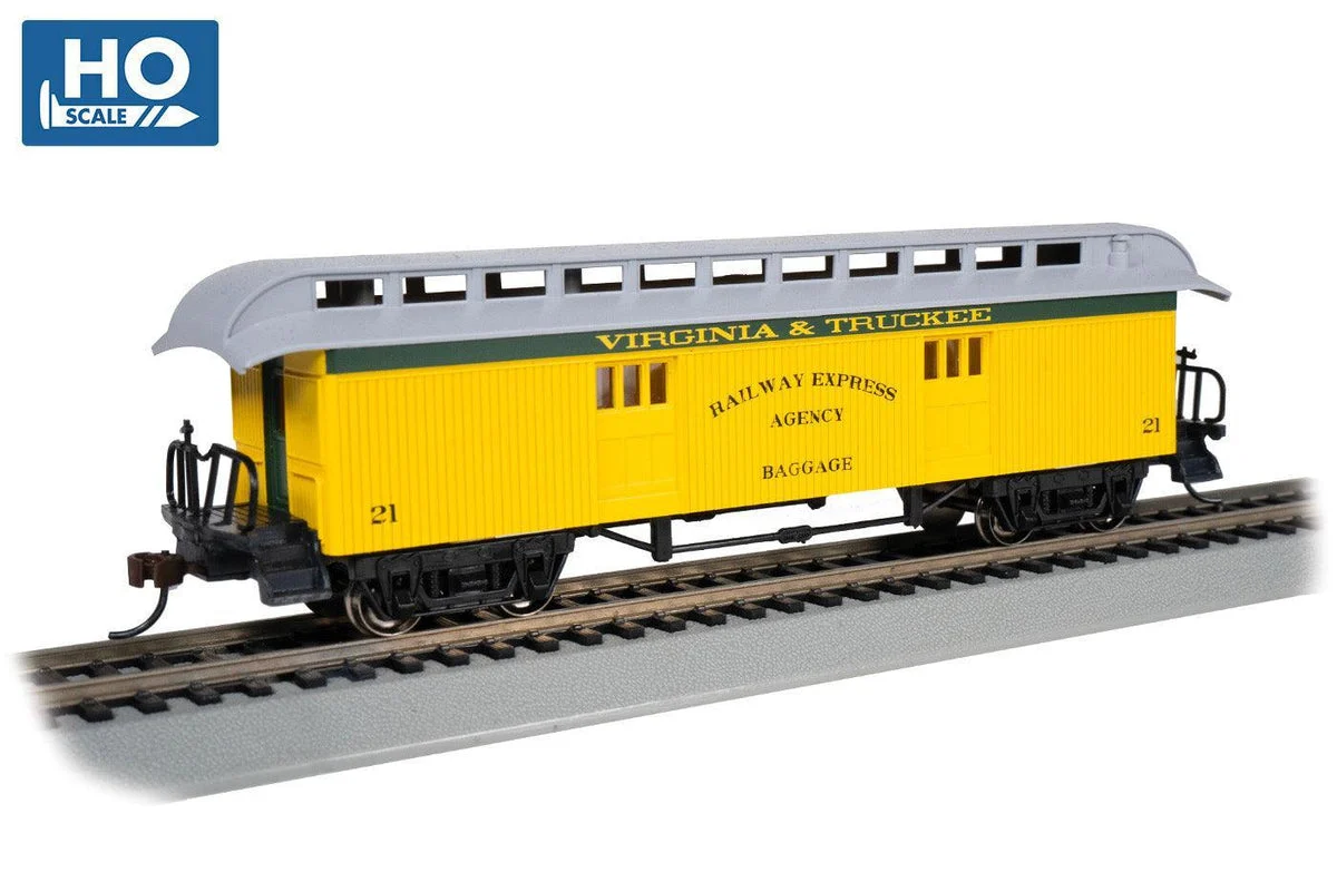 HO Bachmann Virginia & Truckee #21 - Baggage (1860-80 Era) 15307