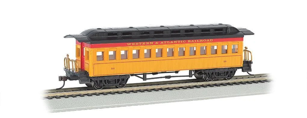 HO Bachmann Western & Atlantic Railroad - Coach (1860-80 Era) 13406
