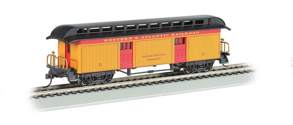 HO Bachmann Western & Atlantic RR - Baggage (1860-80 Era) 15301