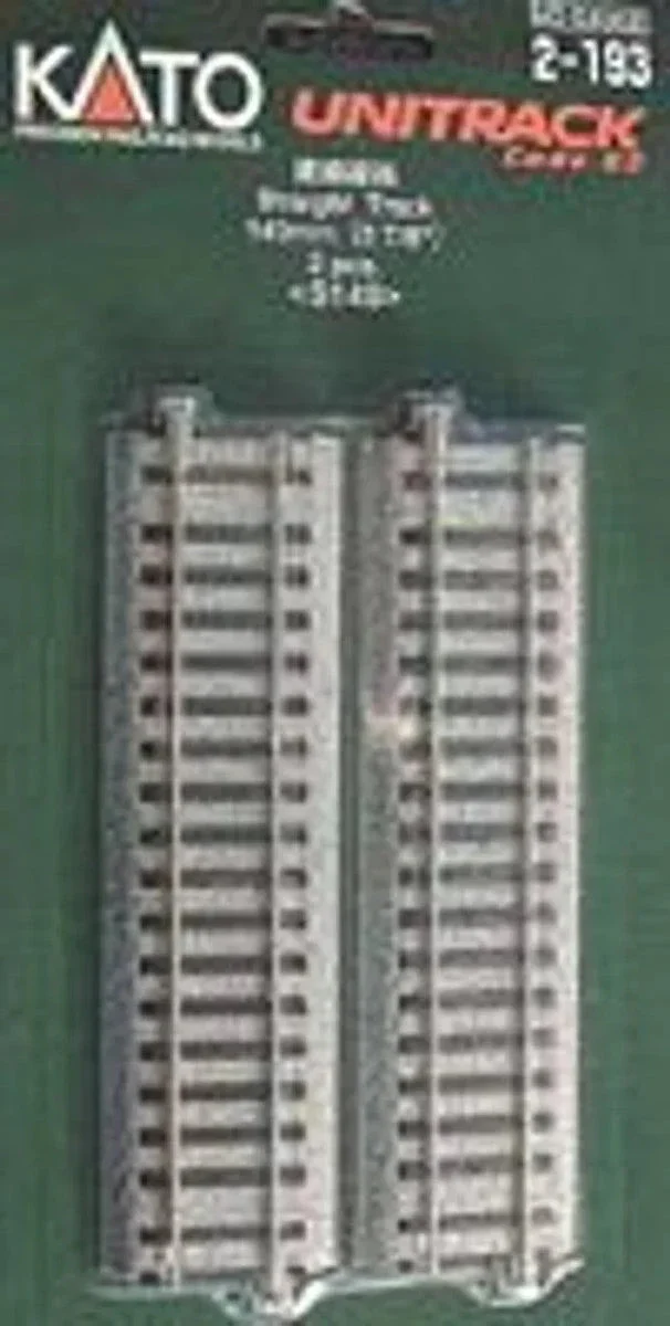 HO Kato Unitrack 149mm (5 7/8") Straight Track 2 pcs 2193