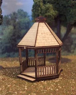 HO Osborn Gazebo Kit 1081 - Osborn Model Kits