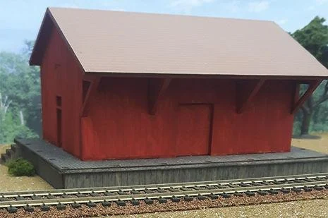 HO Osborn General Purpose Freight Shed 1121 - Osborn Model Kits