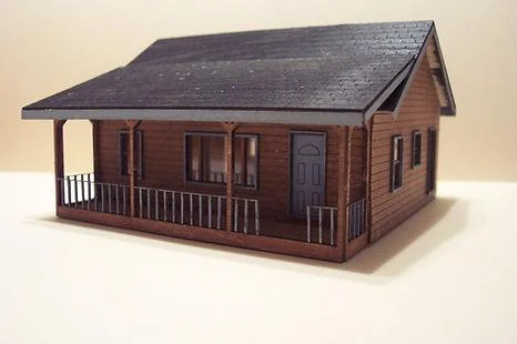 HO Osborn Lake Side Cottage Kit 1025 - Osborn Model Kits