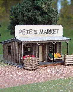 HO Osborn Pete's Market Kit 1062 - Osborn Model Kits