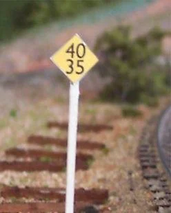 HO Osborn Speed Limit Signs 1052 - Osborn Model Kits