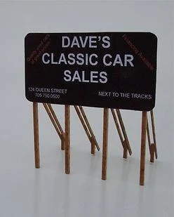 HO Osborn Standard Billboard 1024 - Osborn Model Kits