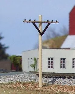 HO Osborn Telephone Posts 1068 - Osborn Model Kits