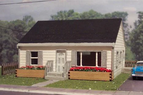 HO Osborn Two Bedroom Bungalow 1102 - Osborn Model Kits