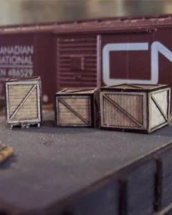 HO Osborn Wooden Crates 1065 - Osborn Model Kits