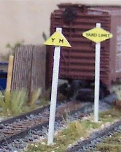HO Osborn Yard Limit Signs 1053 - Osborn Model Kits