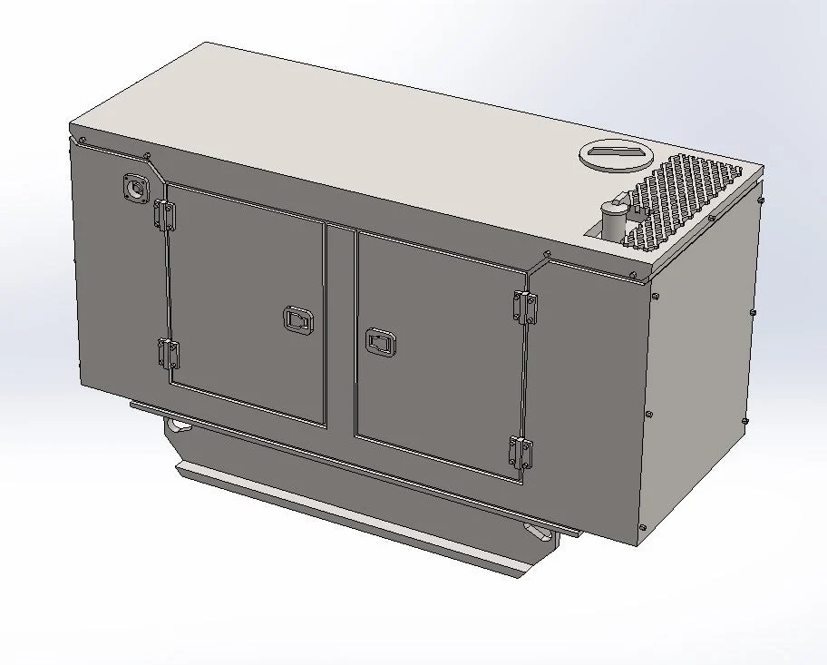 HO Scale 80 KVA Generator (pair) - Silver Spike Designs