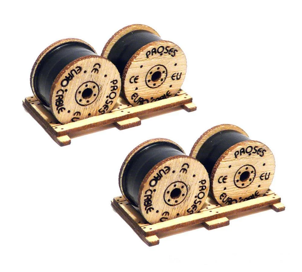 HO Scale Bachmann Cable Drums - Kit (2/Pack) 39108