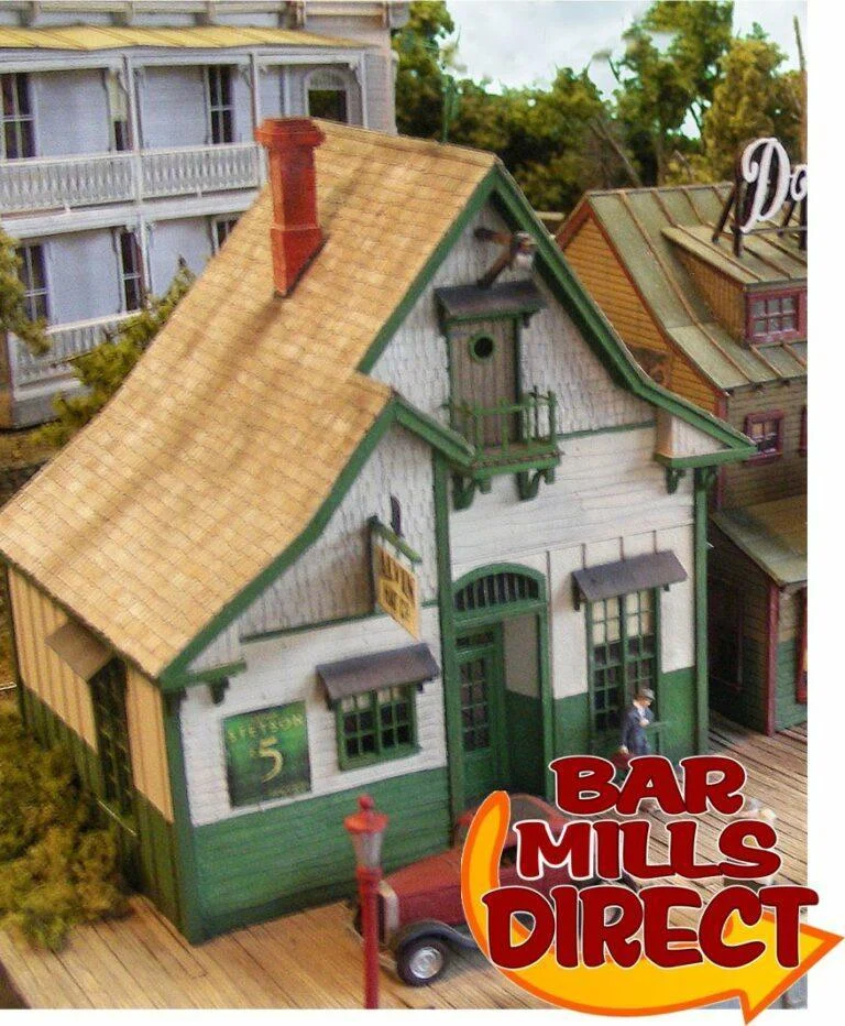 HO Scale Bar Mills Alvin Hat Company 1040 - Bar Mills Models