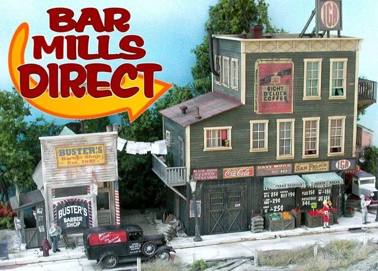 HO Scale Bar Mills Booty Corner 982 - Bar Mills Models